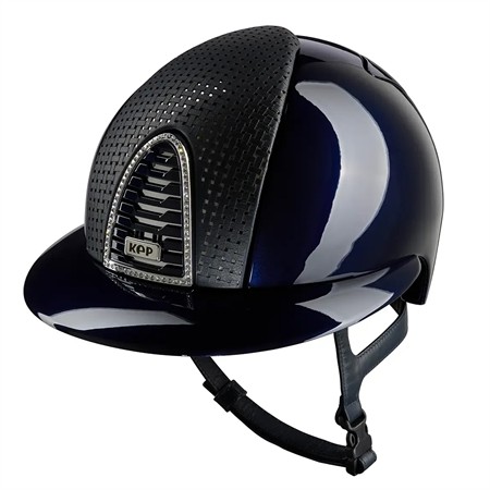 Cromo 2.0 Verona Polish Swarovski Polo peak hjälm